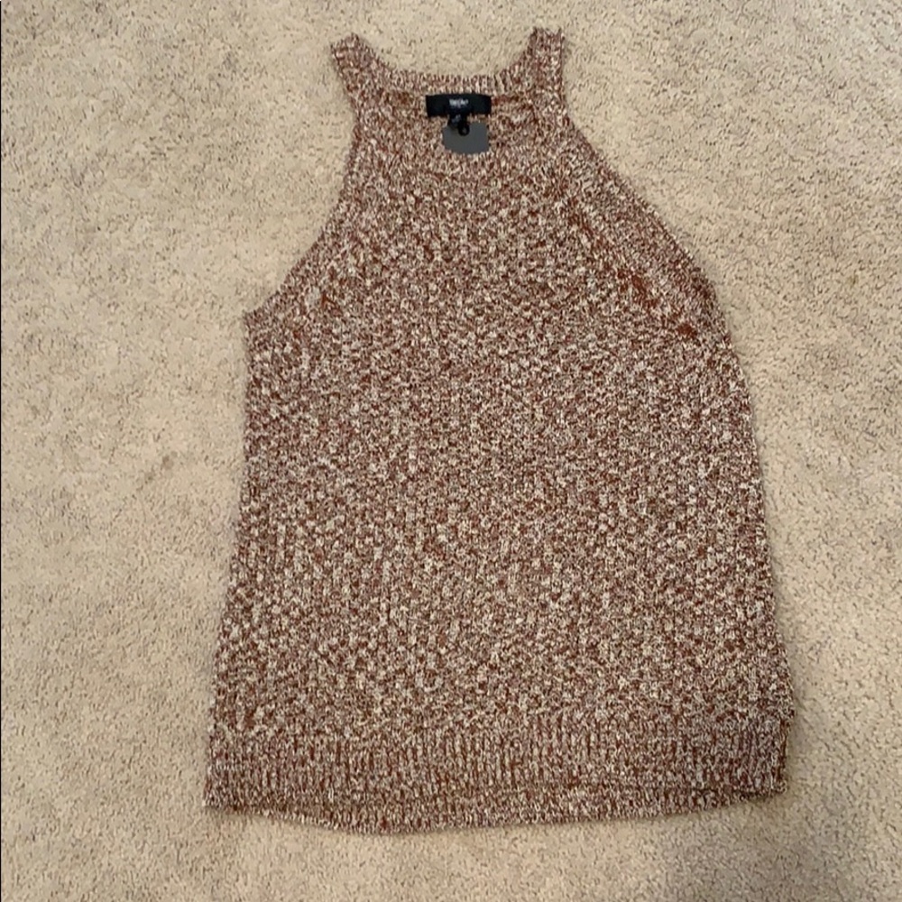 NWT women’s high neck sleeveless sweater size M